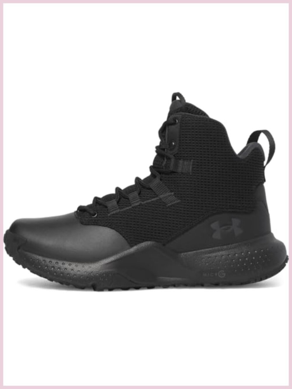 Micro G Stellar Mid Military Tactical Boot Full-Grain Leather Textile Oil Slip
